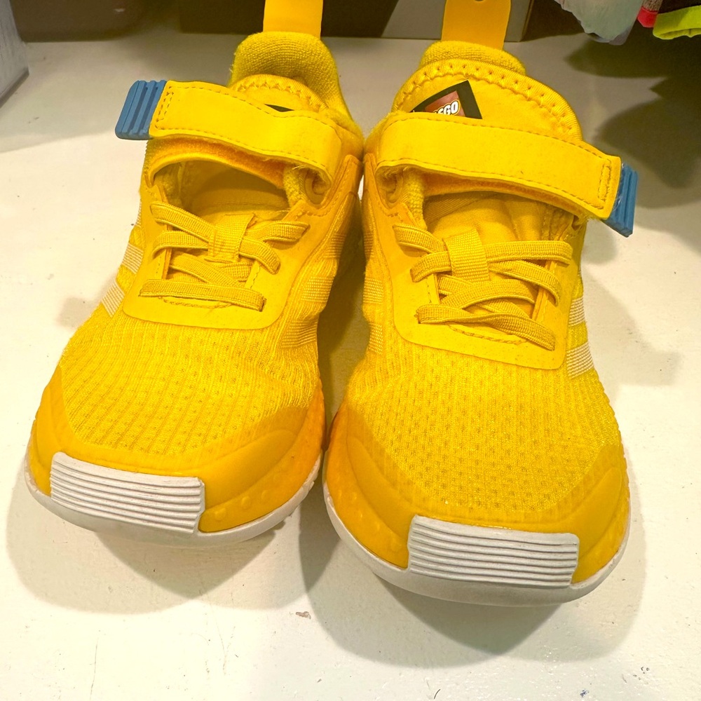 *SOLD*  Adidas x Lego Primeblue sneakers sz 13 little kids and sz 3 big kids